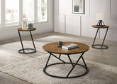 Ronde 3 Pc. Table Set Model Fm42905Nt-3Pk-End Table By Furniture Of America
